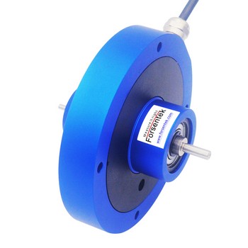 Low capacity rotating torque meter with encoder